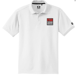 FIA Men&#39;s Polo Shirt: White Medium